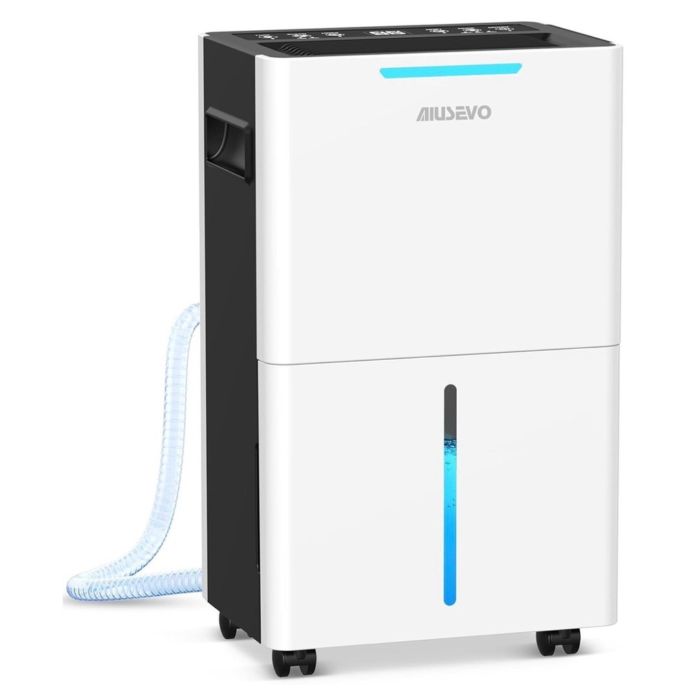 1500 Sq Ft Dehumidifier for Basement & Home Portable 21 Pint A Day w/ Drain Hose